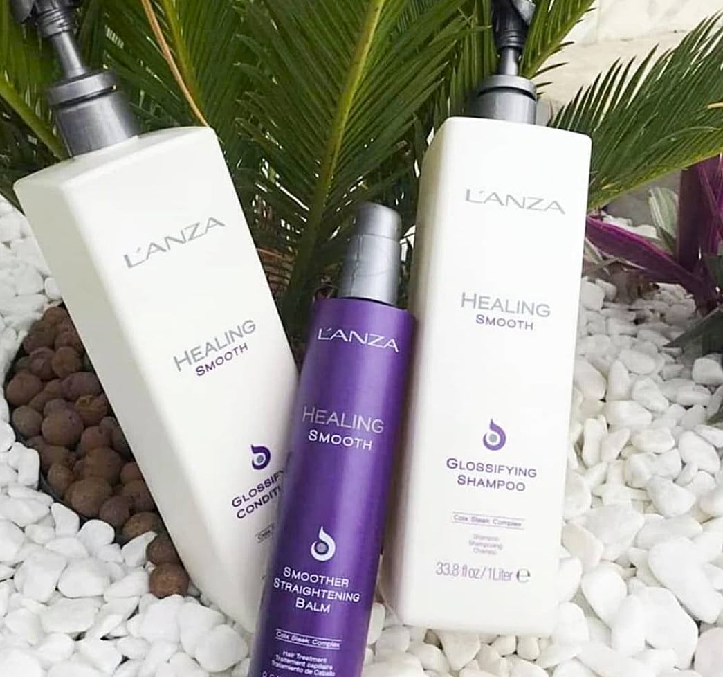 Розгладжувальний кондиціонер для блиску волосся LʼANZA Healing Smooth Glossifying Conditioner, 1000 ml - 4